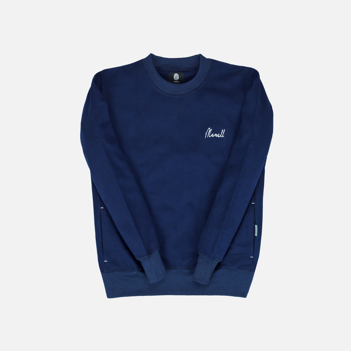 REVERSE PANEL CREWNECK - NAVY